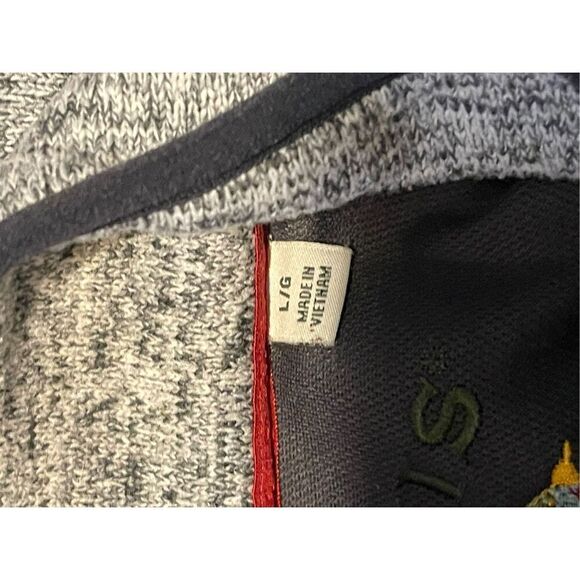 Orvis Mens Gray Heather Full Zip Fleece Sweater Vest Size Large - Picture 10 of 11